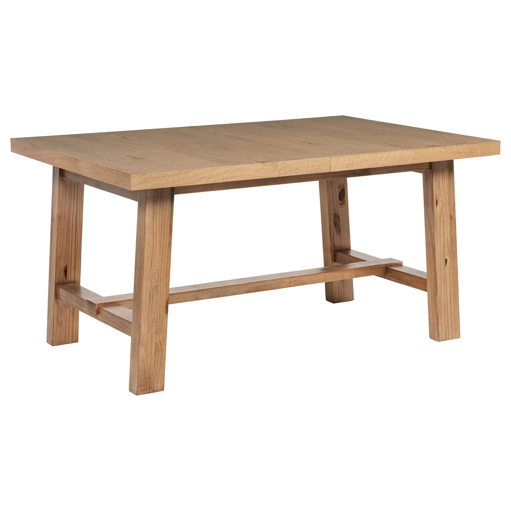 Middleton 76-inch Extension Leaf Dining Table Natural Brown by Unique Piece Furniture