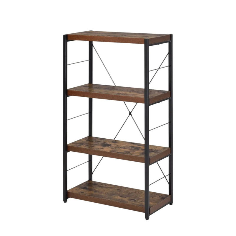 Bob - Bookshelf - Weathered Oak / Black by Unique Piece Furniture