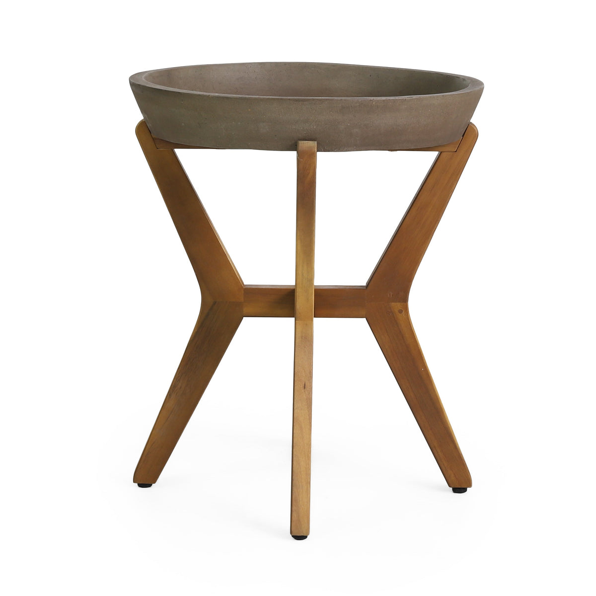 Yukon Side Table with Lightweight Concrete Top - Gray, photo 6 of 10