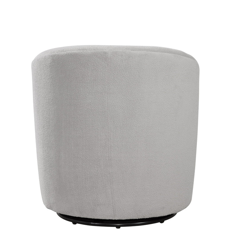 Oaklynn - Barrel Style Swivel Accent Chair by HouseOfZazla