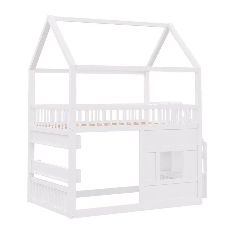 House Bed With Built-In LED Shelf Light by HouseOfZazla