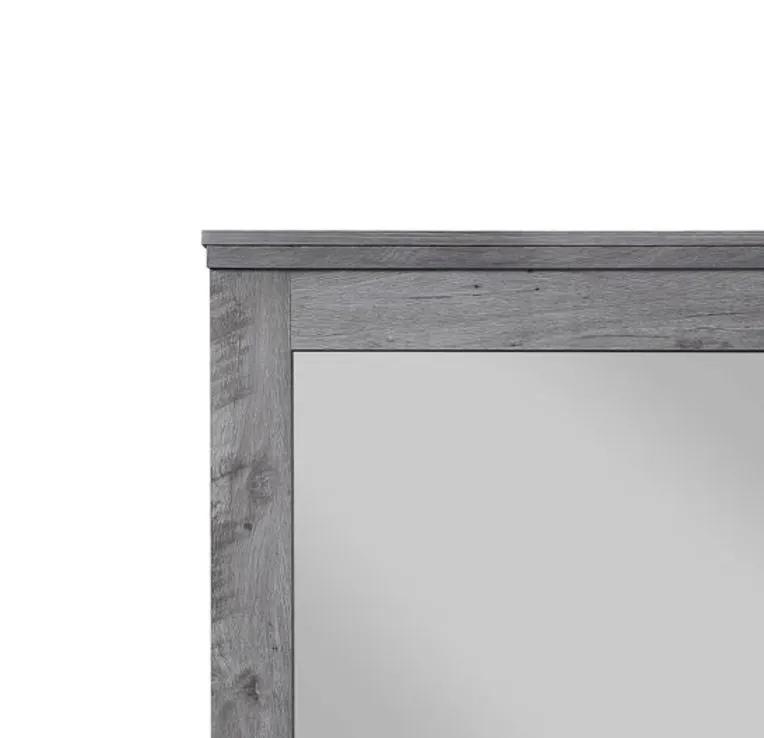 Vidalia - Rustic Mirror - Gray / Oak by HouseOfZazla