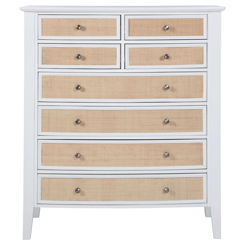 Bexhill 8-drawer Chest of Drawers White by Unique Piece Furniture