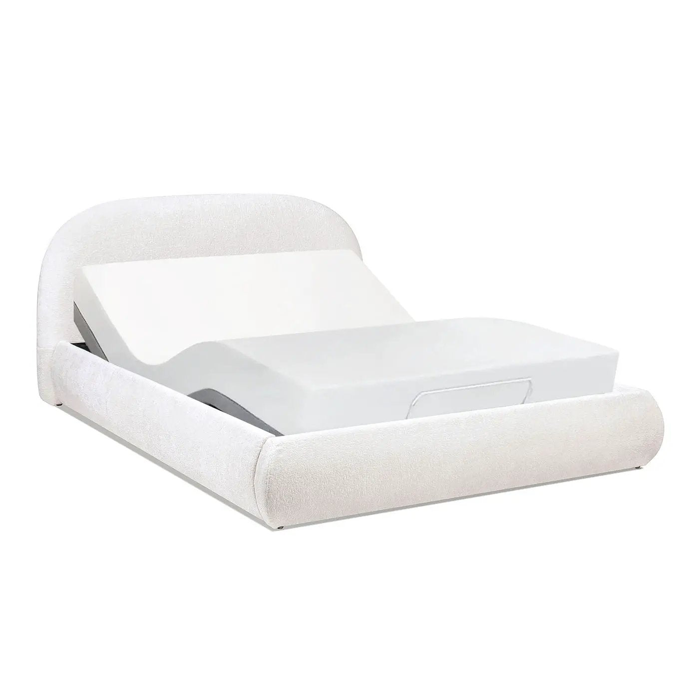 Archie Puffy Grounded - Upholstered Platform Bed by Unique Piece Furniture