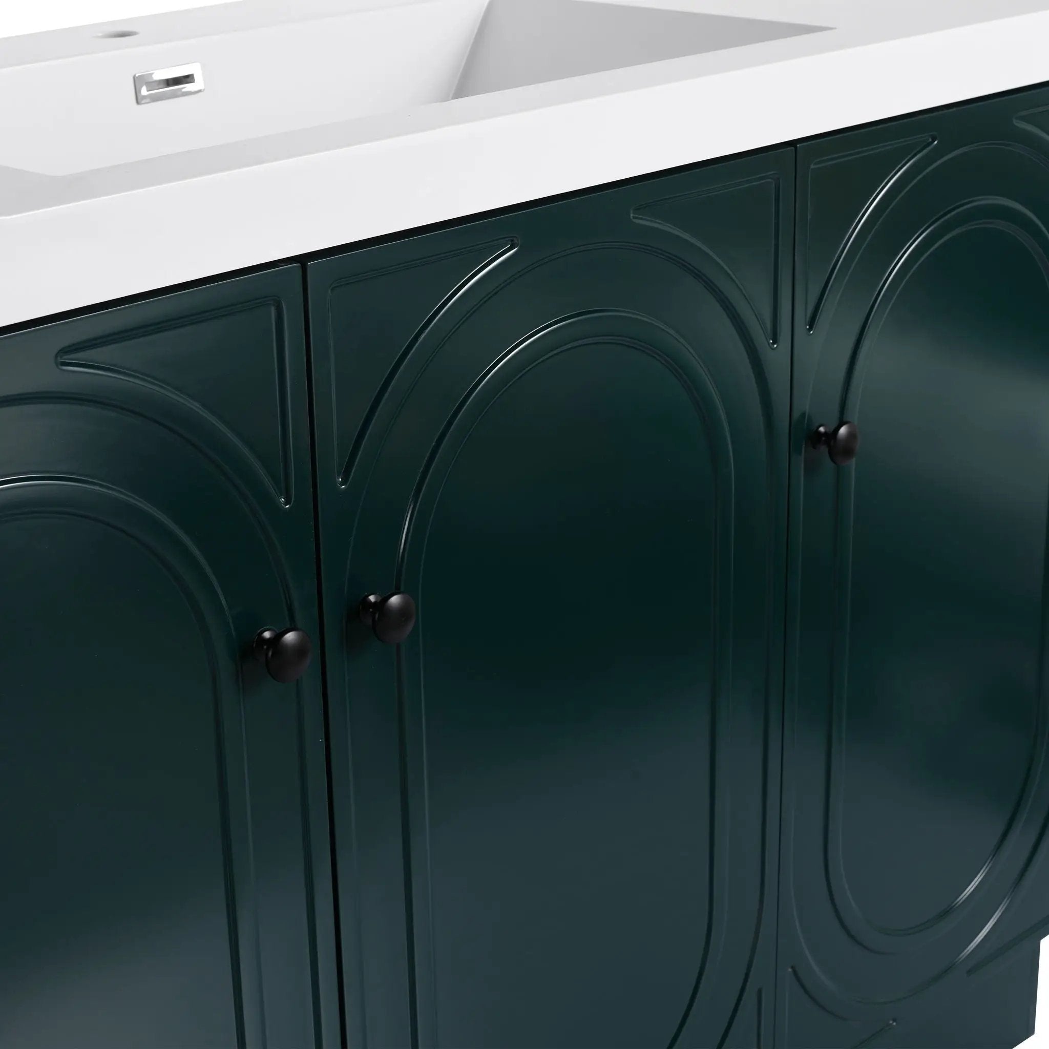 Modern Freestanding Bathroom Vanity With Soft Close Cabinet Doors