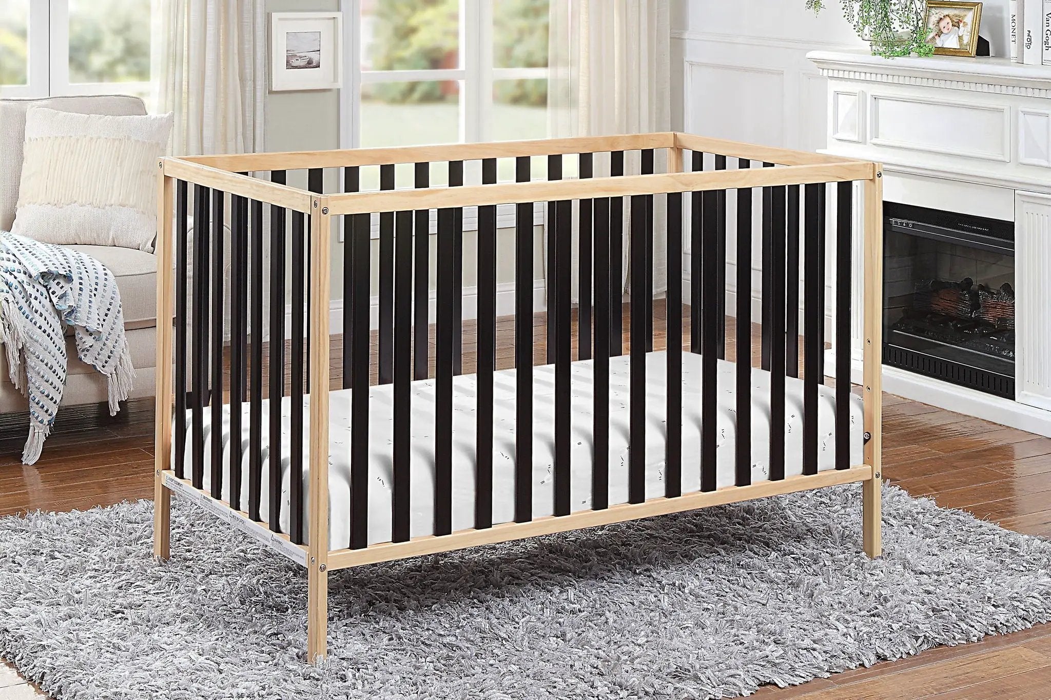 Deux - Remi 3-in-1 Convertible Island Crib by Unique Piece Furniture