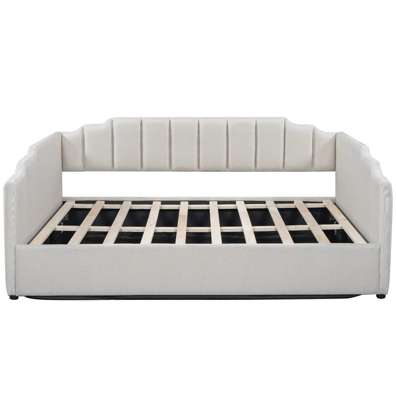 Modern Upholstered Daybed With Underneath Storage by Unique Piece Furniture