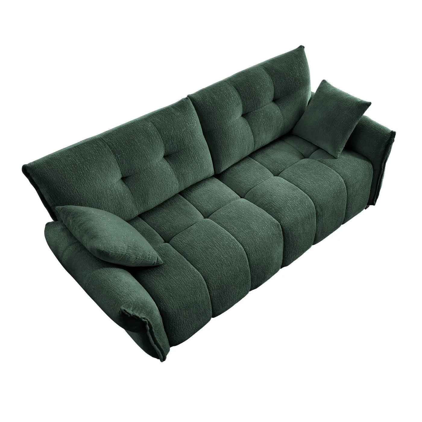 Modern Sofa & Pillows, Textured Cover, High Rebound Cushions by Unique Piece Furniture