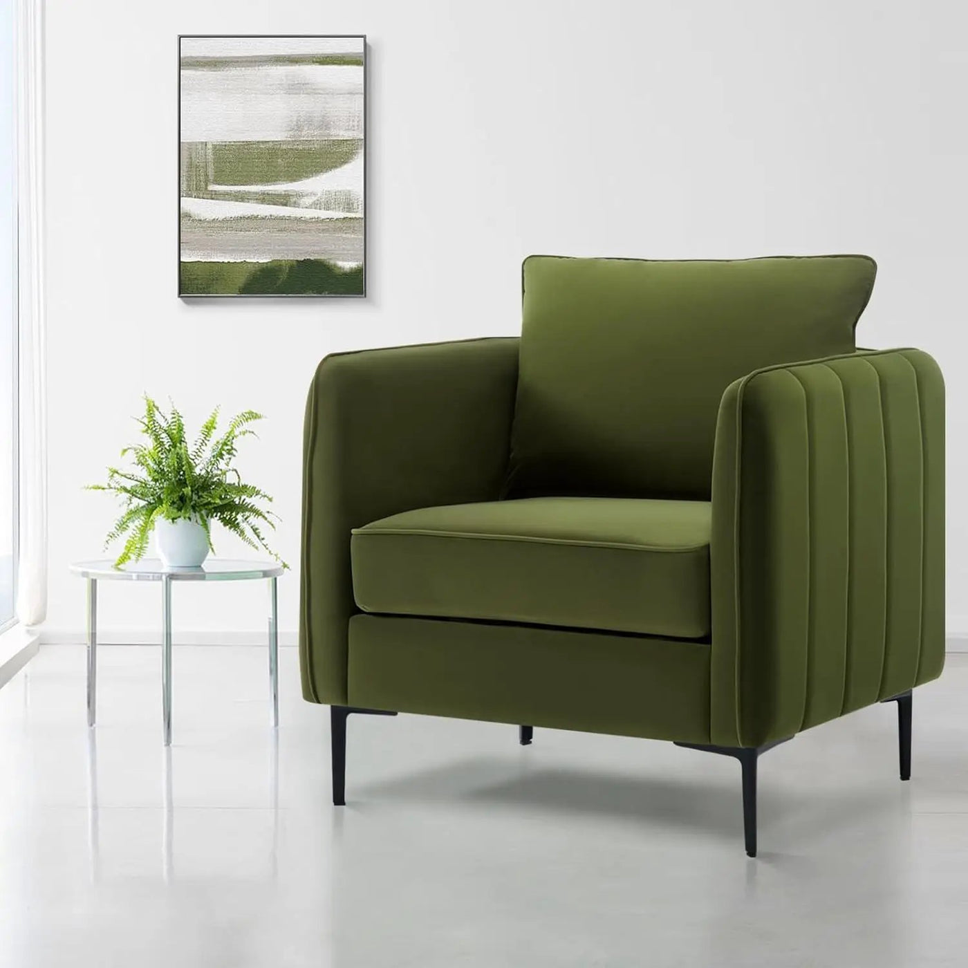 Accent Chair With Pillow For Living Room by Unique Piece Furniture