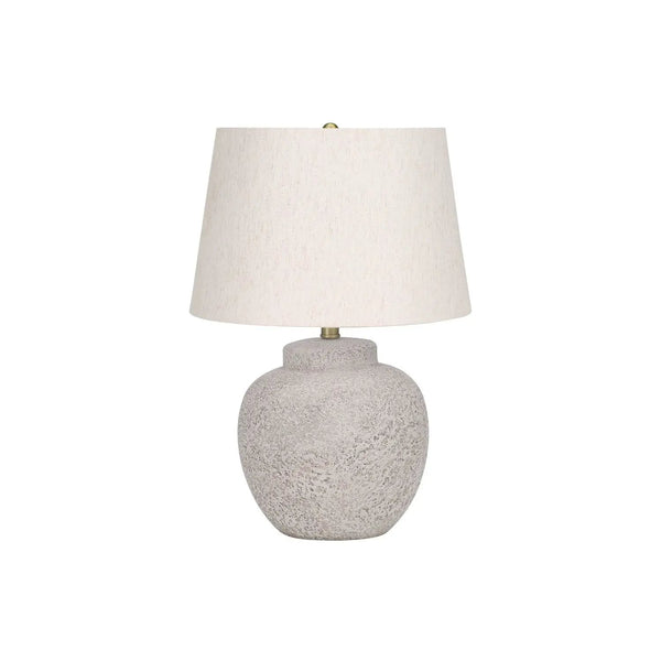 Lighting, Table Lamp, Concrete, Modern - Cream