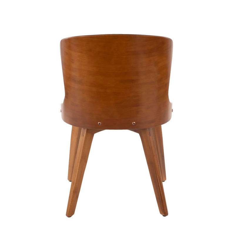 Bocello - Mid-Century Chair - Walnut / Black by Unique Piece Furniture