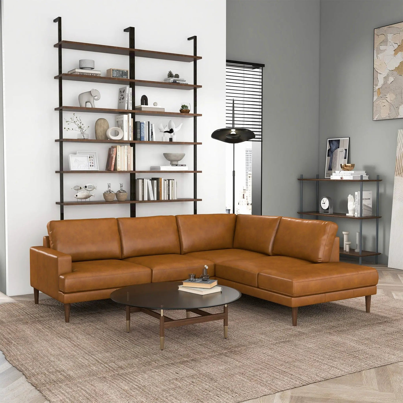 Corbin - L-Shaped Sectional Sofa by Unique Piece Furniture