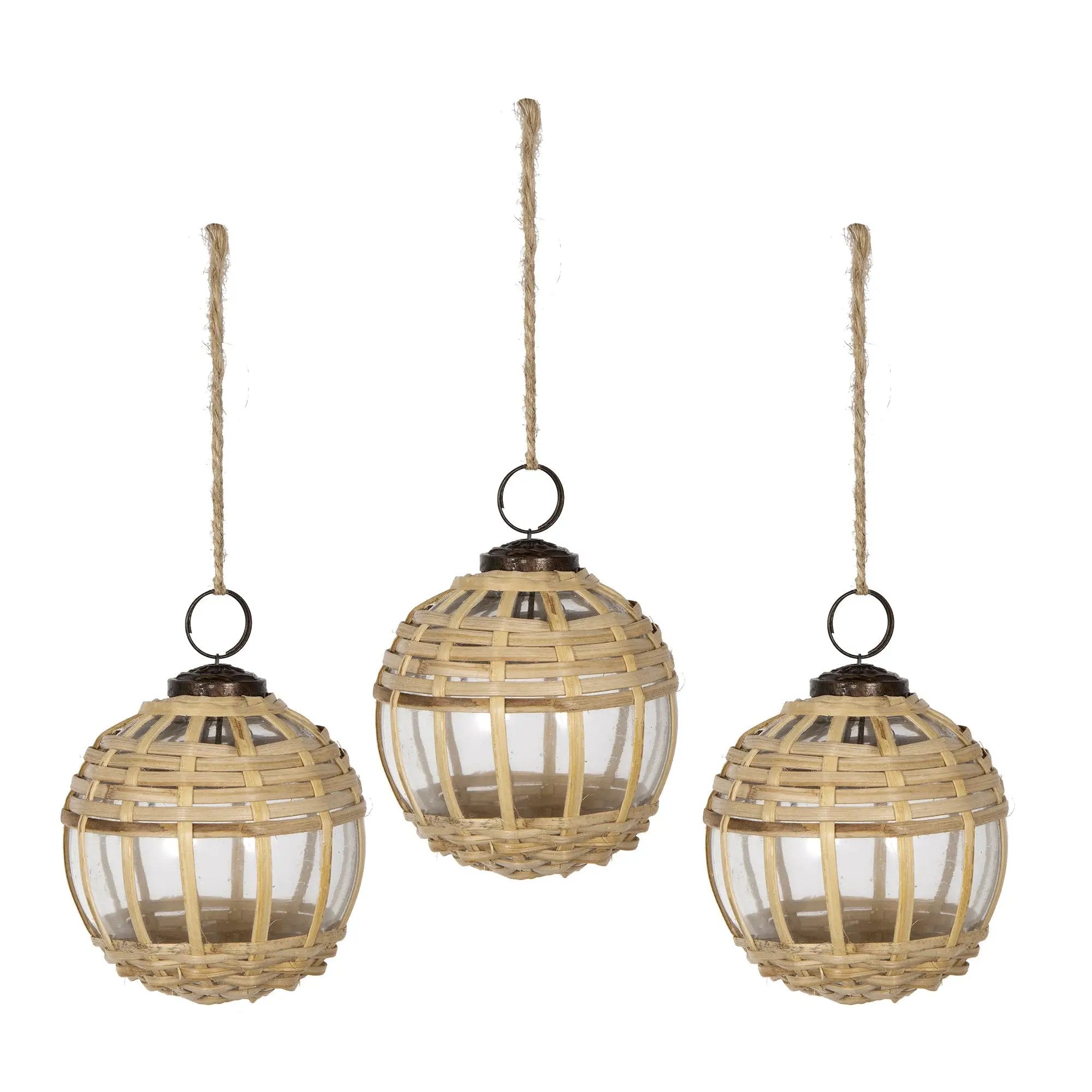 D3.3" X-Mas Hanging Ornament Set of 3 by HouseOfZazla