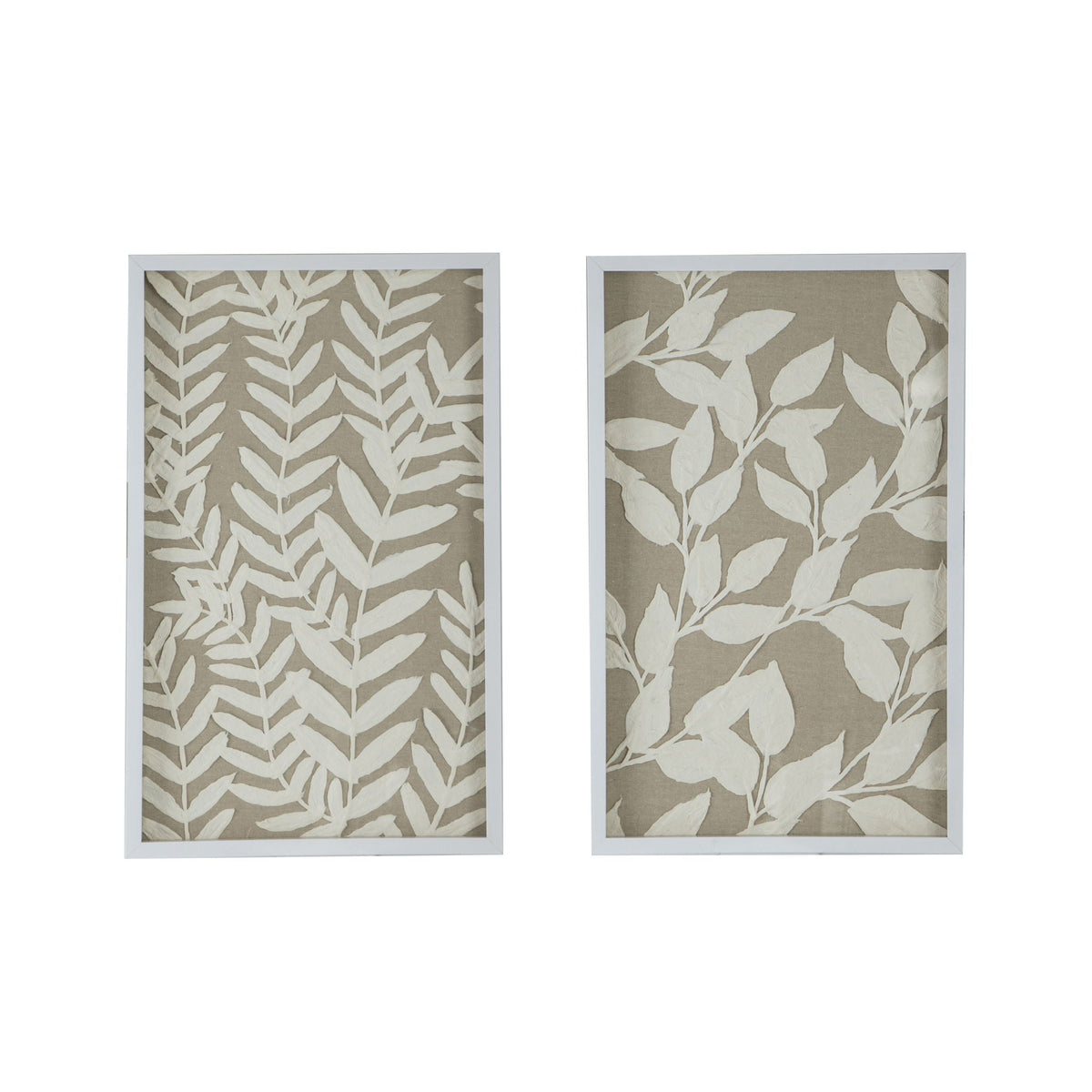 Shadow Box Wall Decor with Paper Florals – White, photo 11 of 17