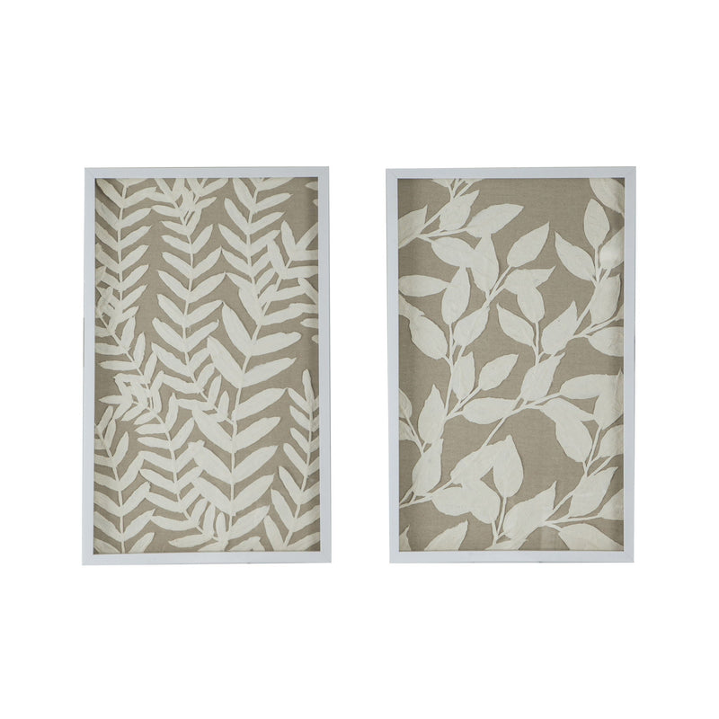Shadow Box Wall Decor with Paper Florals – White, photo 11 of 17
