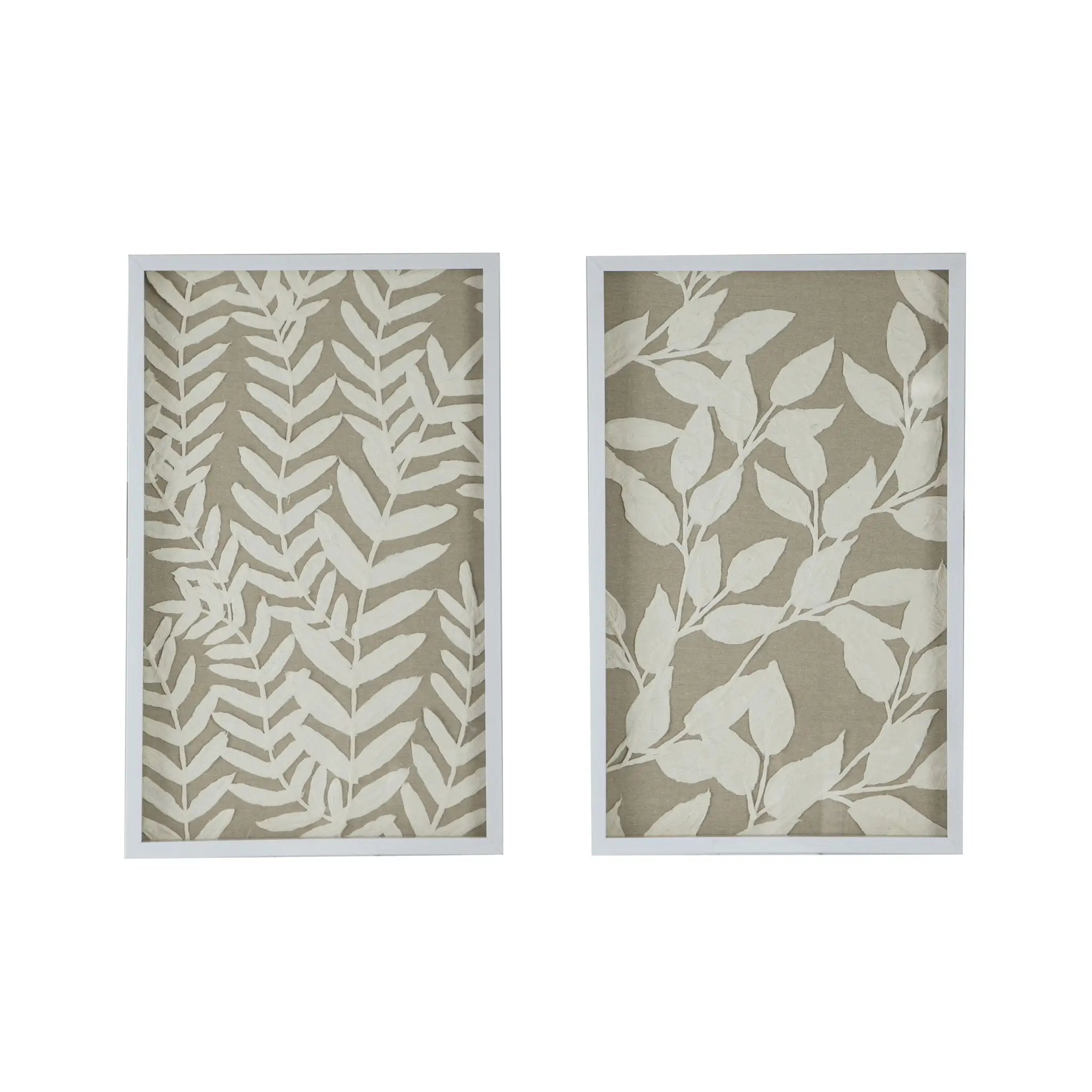 Shadow Box Wall Decor (Set of 2) - White by Unique Piece Furniture