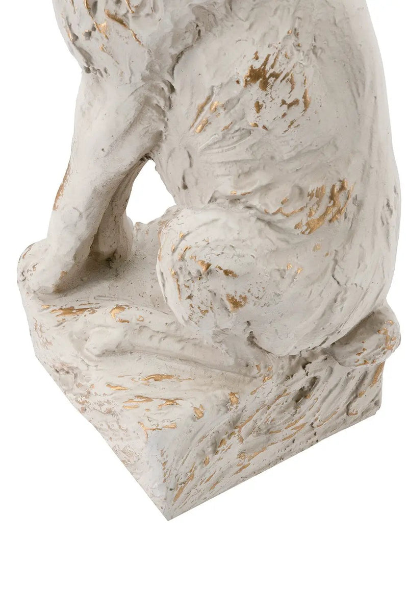 Large Magnesium Sitting Rabbit Figurine by HouseOfZazla