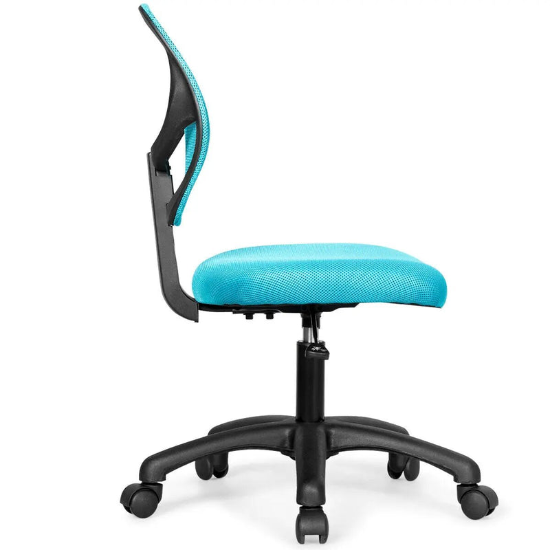 Low-back Computer Task Chair with Adjustable Height and Swivel Casters by DirectDeals