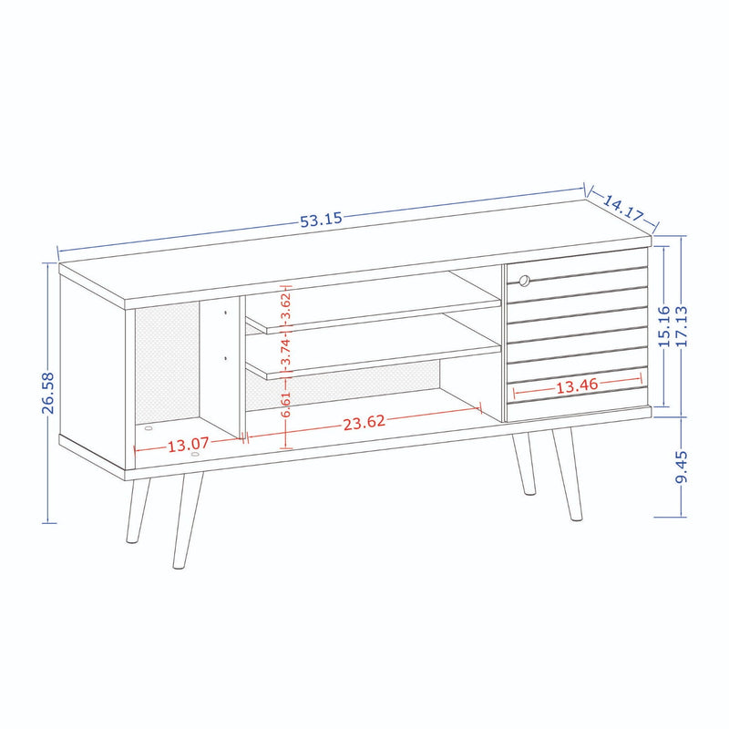 Liberty - Free Standing Design TV Stand by HouseOfZazla