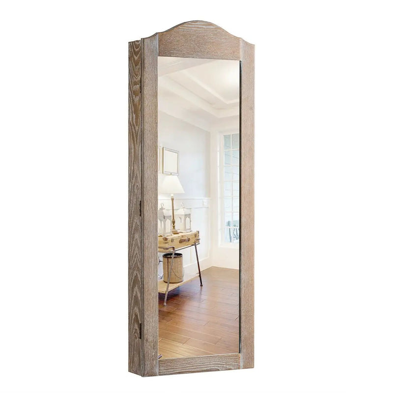 Wall/Door Mounted Jewelry Armoire Cabinet with Mirror by DirectDeals