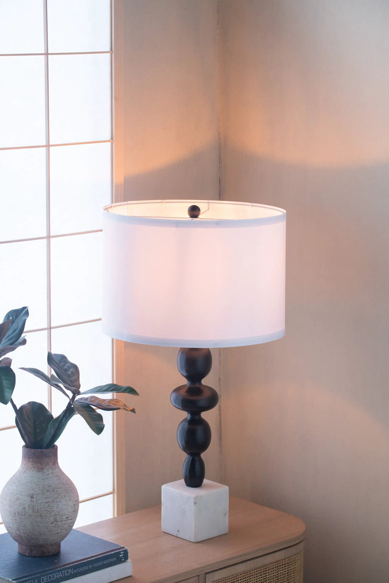 D15x29.5" Table Lamp by HouseOfZazla