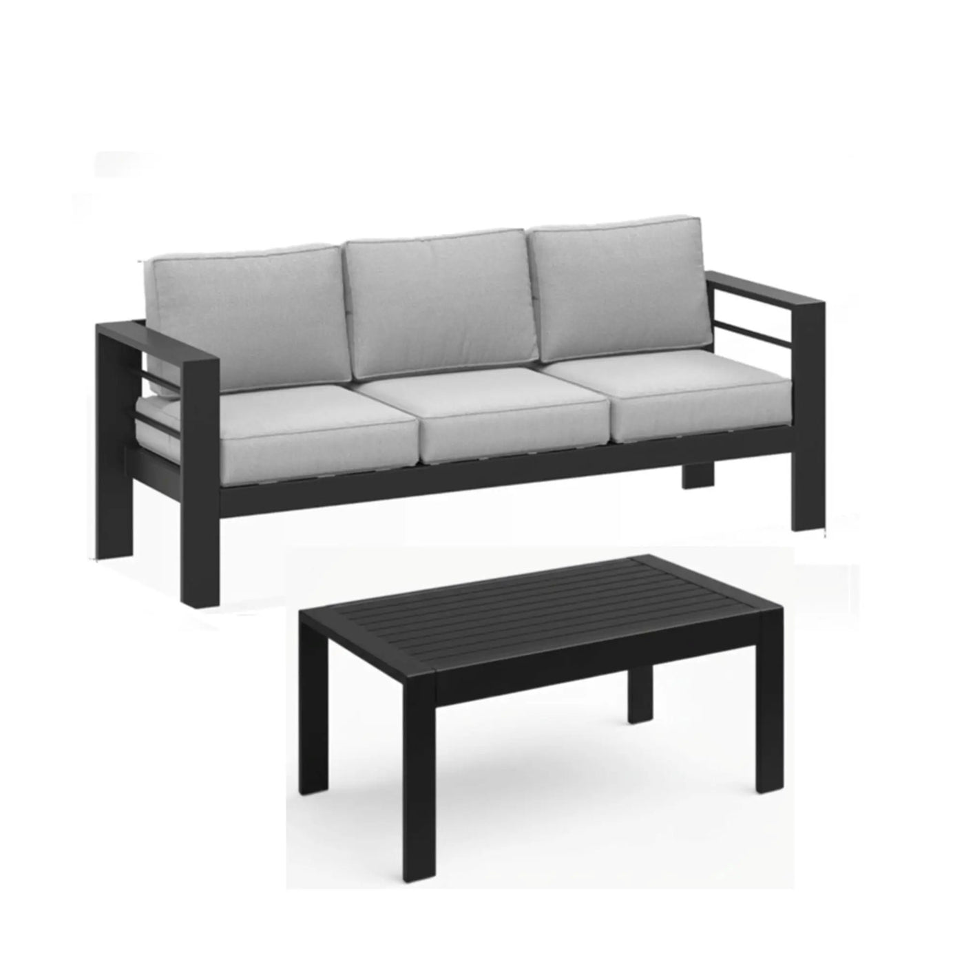 Outdoor Patio Set, All-Weather With Thick Cushions by HouseOfZazla