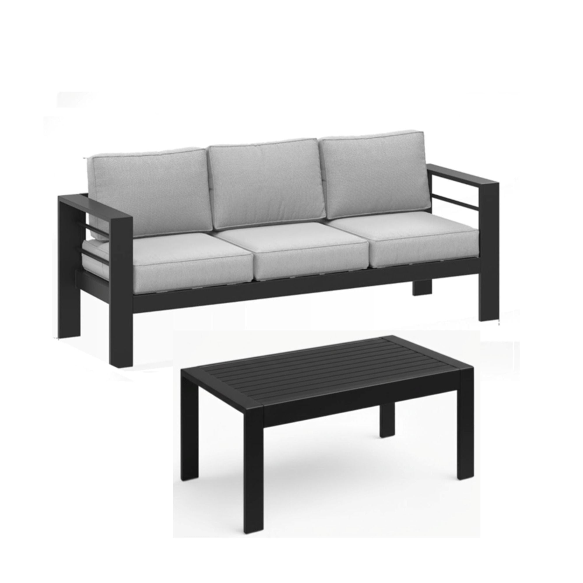 Outdoor Patio Set, All-Weather With Thick Cushions by HouseOfZazla