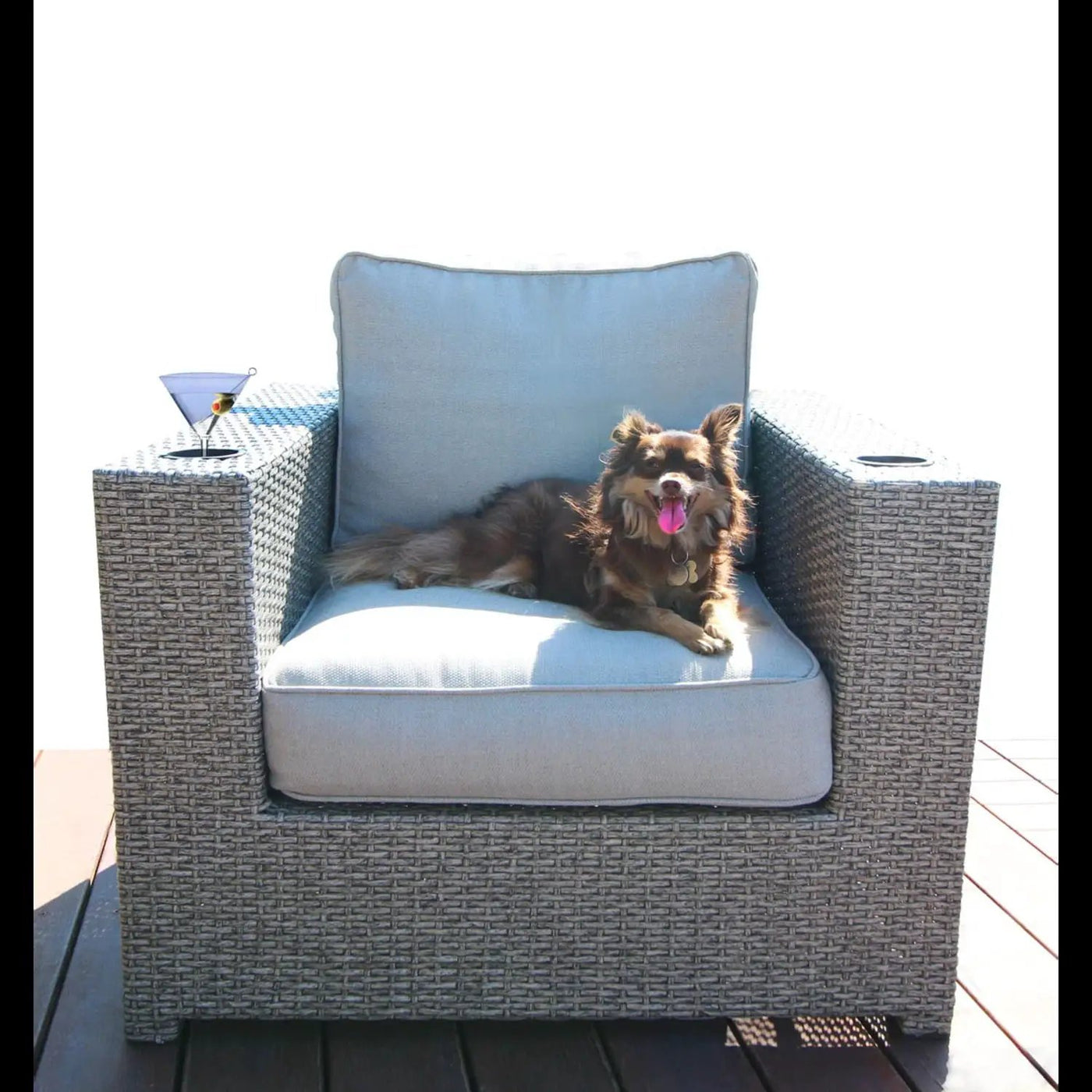 Outdoor Elegance Conversation Set With Fire Pit by HouseOfZazla