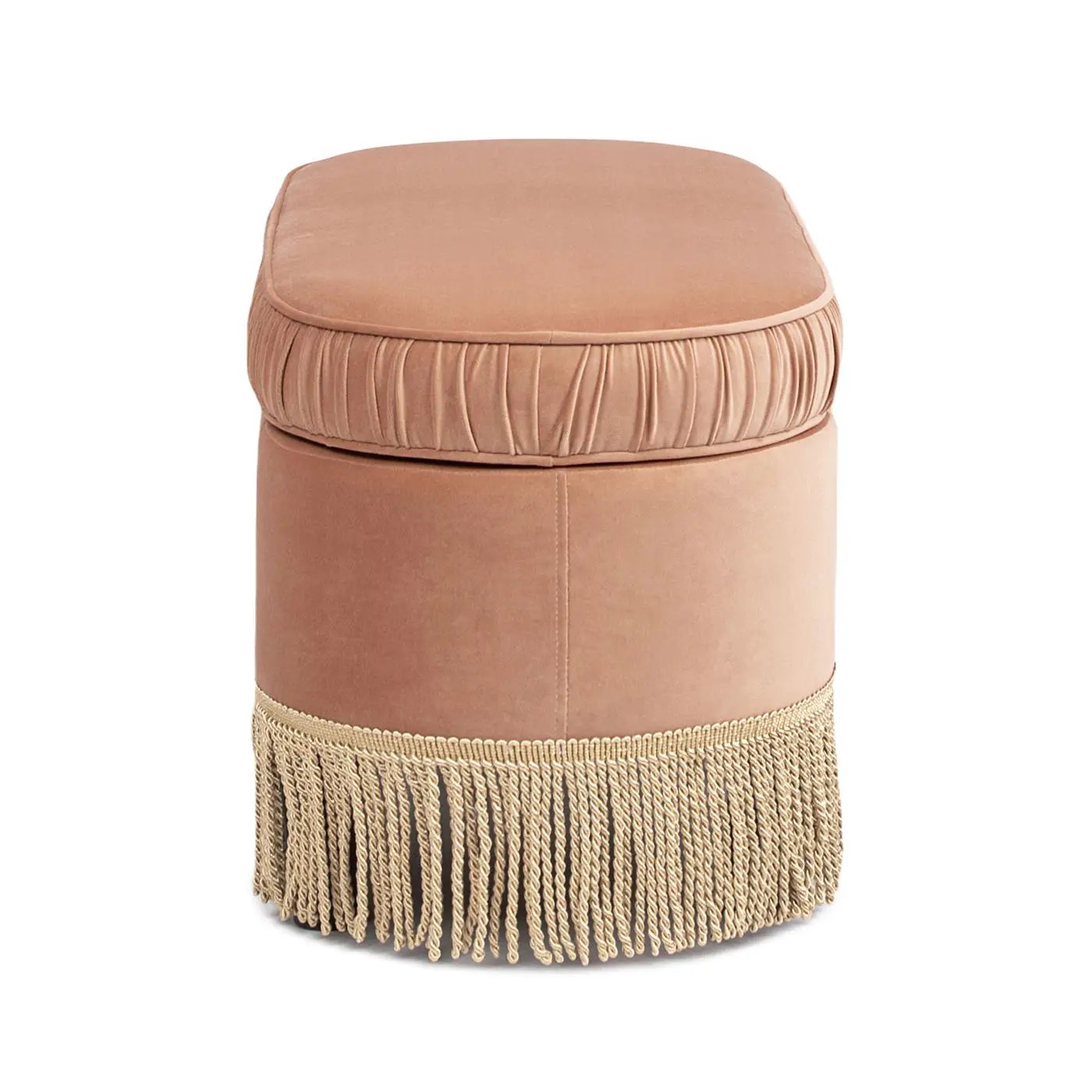 Serena - Contemporary Design Oval Storage Bench Ottoman by Unique Piece Furniture