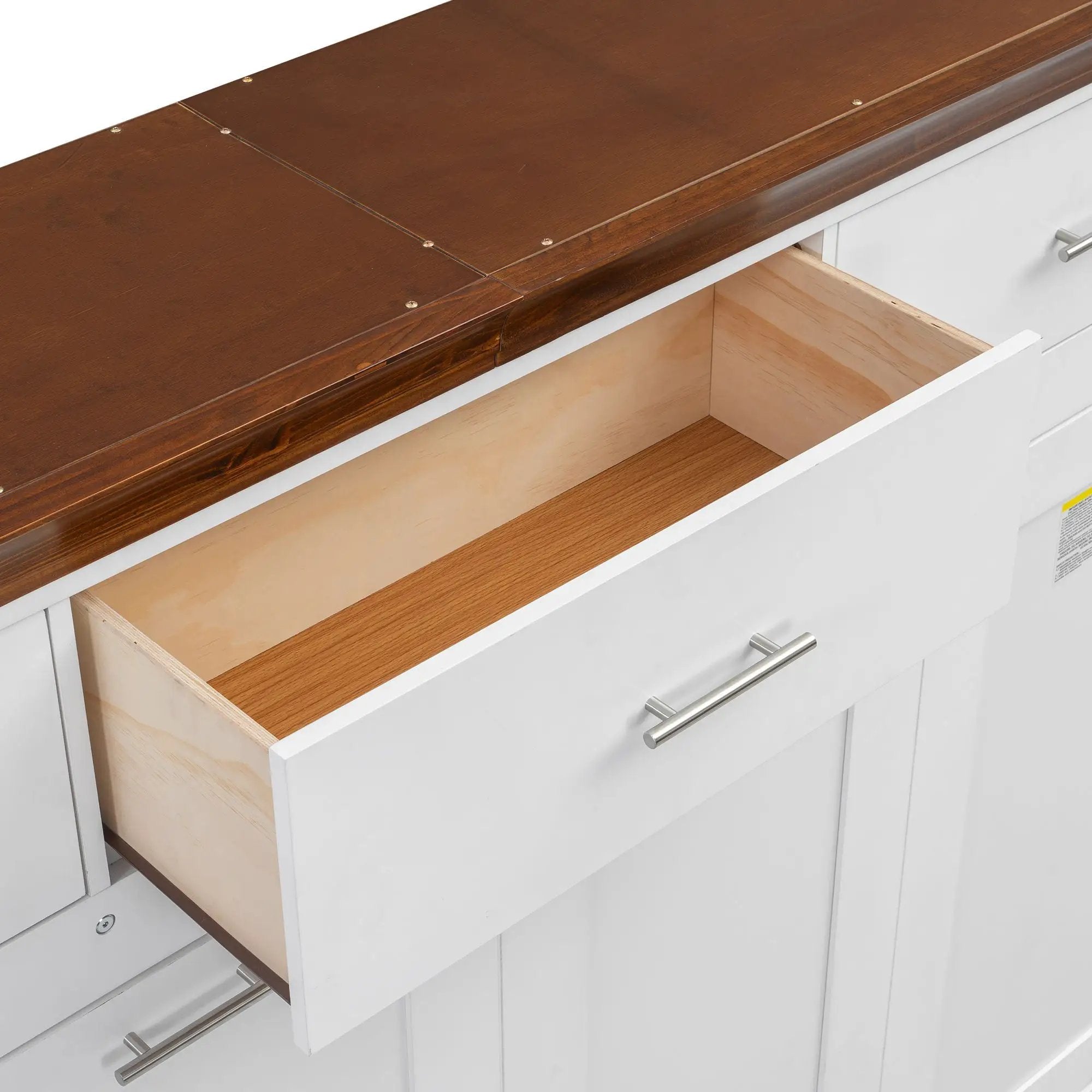 Twin Size Murphy Bed With 3 Drawers - White by Unique Piece Furniture