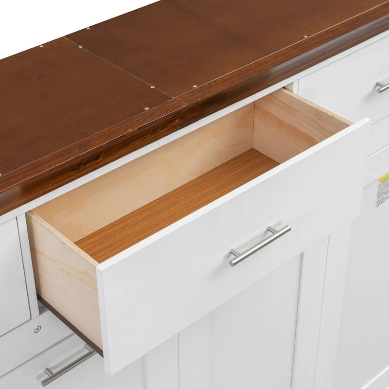 Twin Size Murphy Bed With 3 Drawers - White by Unique Piece Furniture