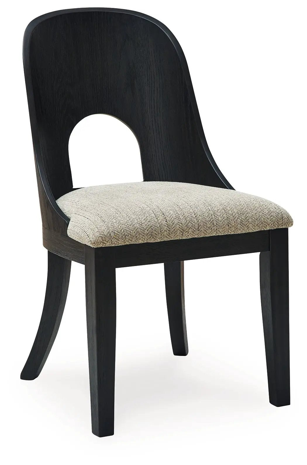 Rowanbeck - Dining Upholstered Side Chair (Set of 2) - Gray / Black by Unique Piece Furniture