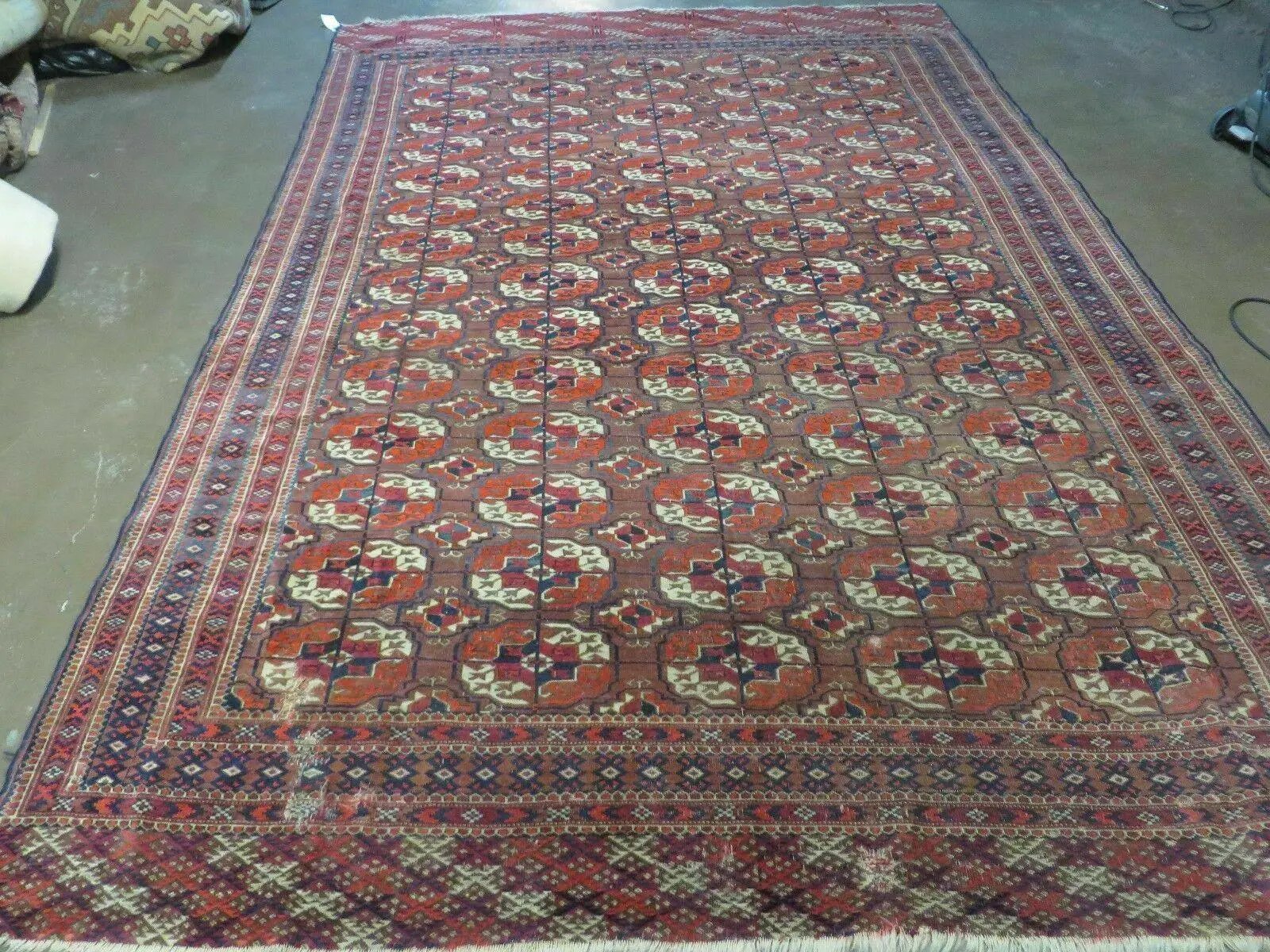 6' X 10' Antique Handmade Bokhara Turkoman Yamud Wool Rug Carpet NICE # 61 by Jewel Rugs