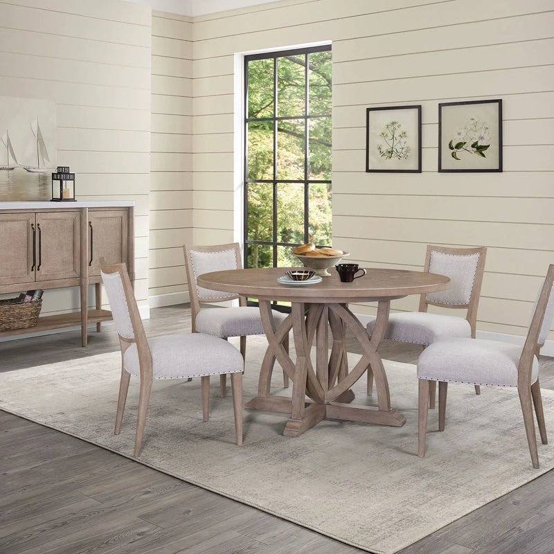 Oversized Side Dining Chair (Set of 2) - Sand by HouseOfZazla