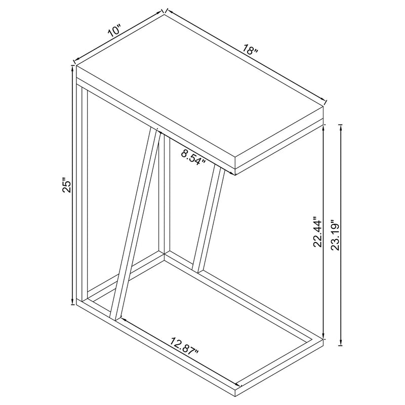 Herringbone Accent Table by HouseOfZazla