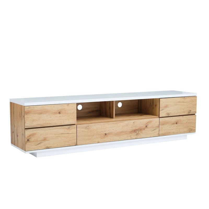 Modern TV stand with Multi-Functional Storage by BLAKHOM
