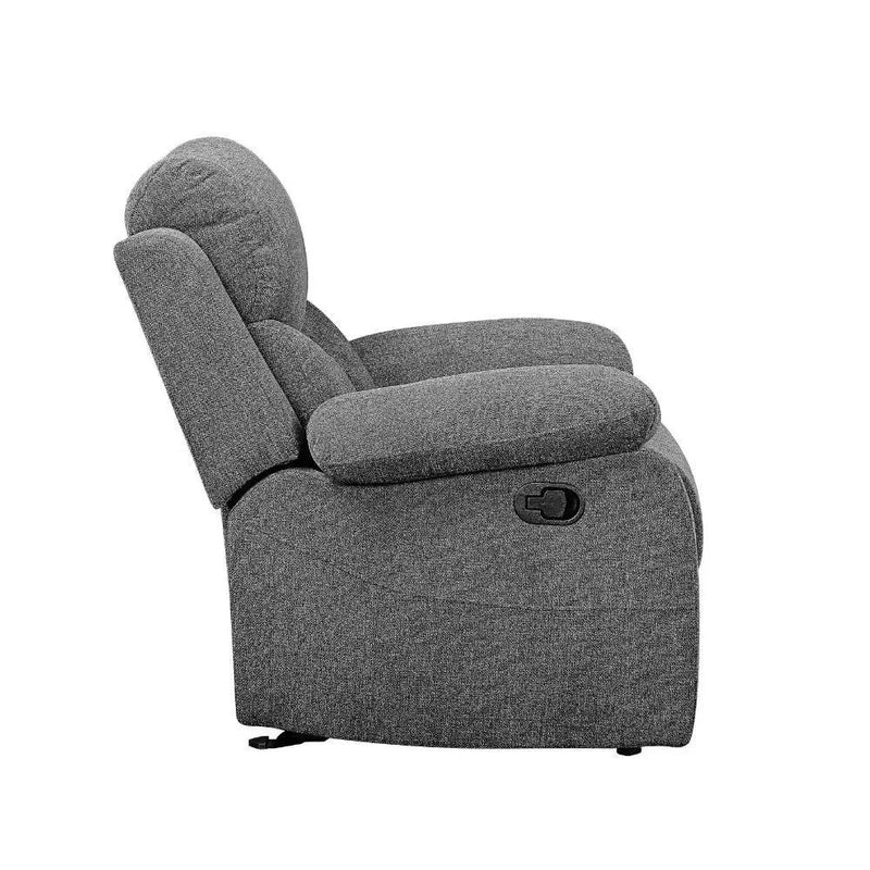 Kalen - Motion Glider Recliner - Gray Chenille by Unique Piece Furniture