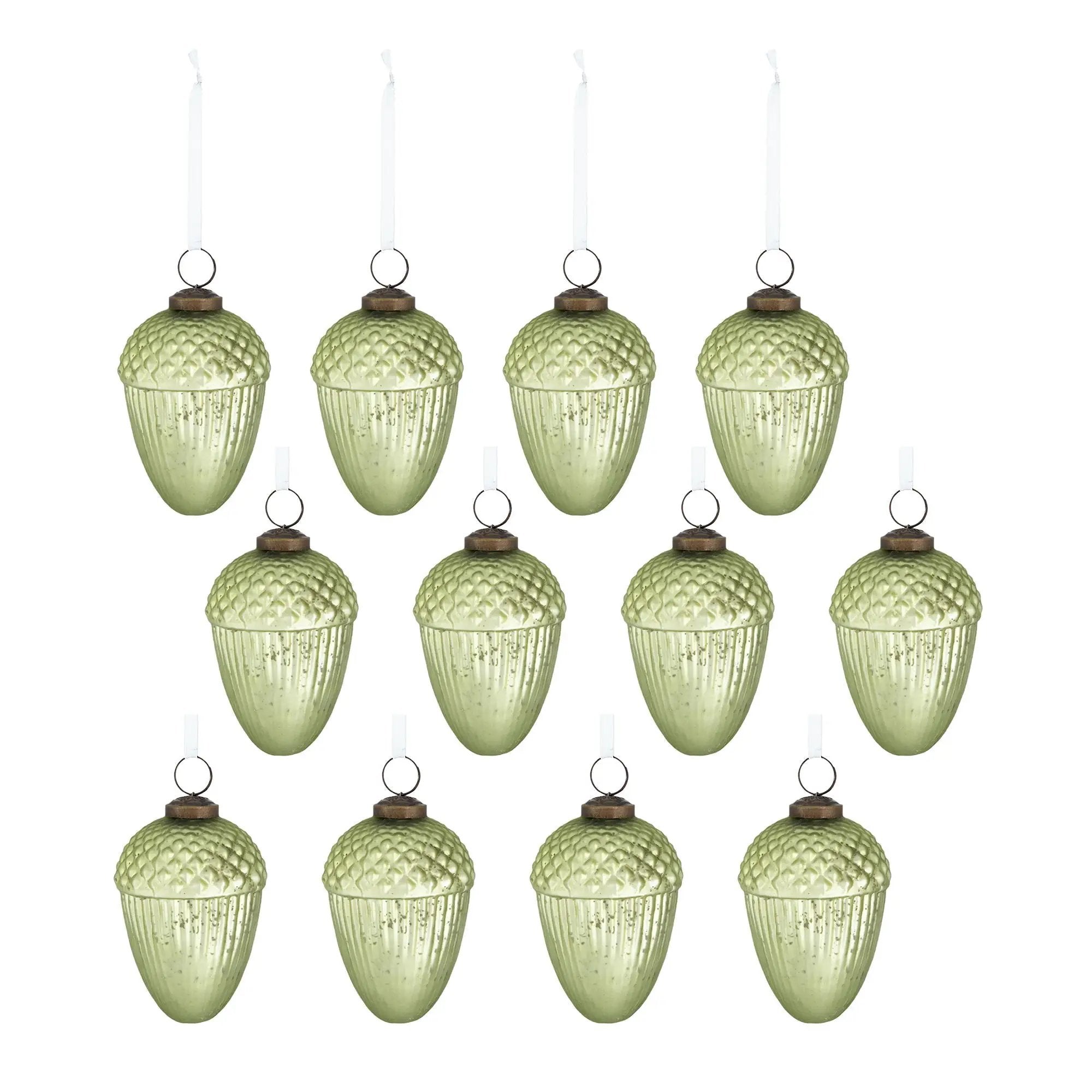 Tear Drop Ornament, Decorative Hanging Christmas Tree Ornaments For Holiday Party Decorations (Set of 12) by HouseOfZazla