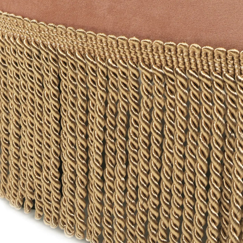Yolanda - Round Upholstered Accent Ottoman by Unique Piece Furniture