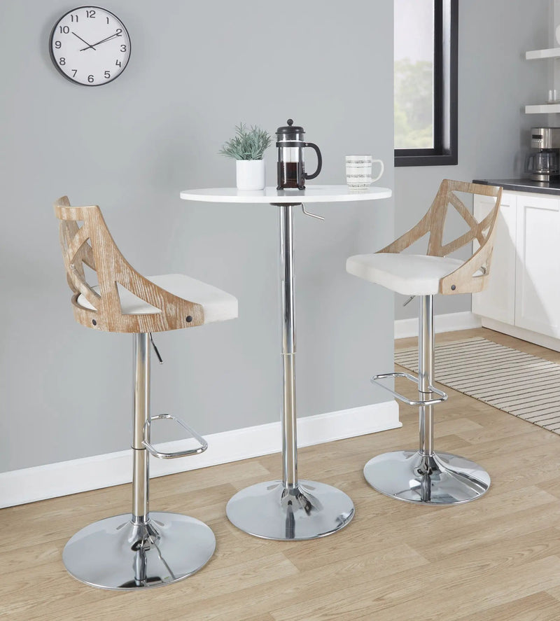 Elia - Contemporary Adjustable Bar Table by Unique Piece Furniture
