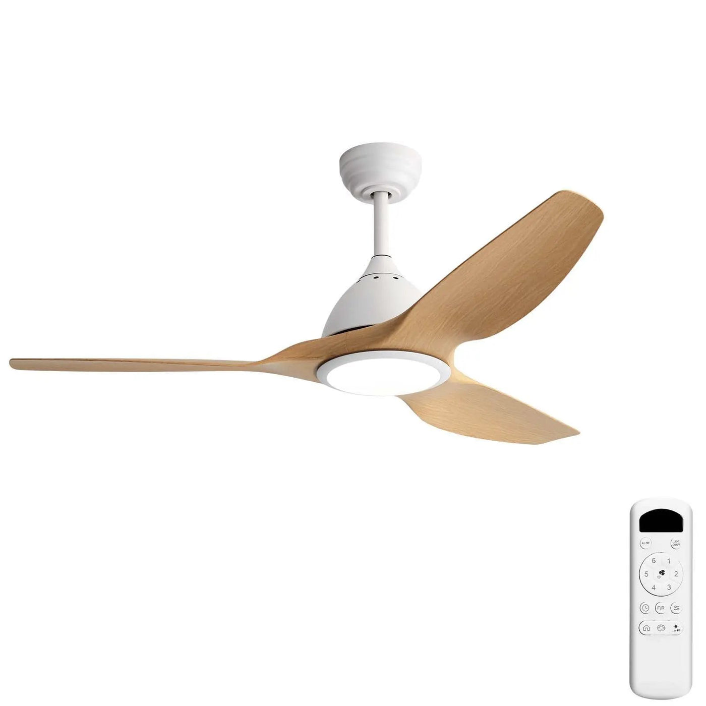 Bredoom Ceiling Fan With Remote Control And LED Light by HouseOfZazla