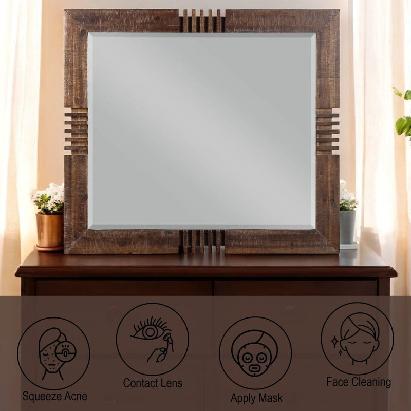 Andria - Reclaimed Mirror - Oak by HouseOfZazla