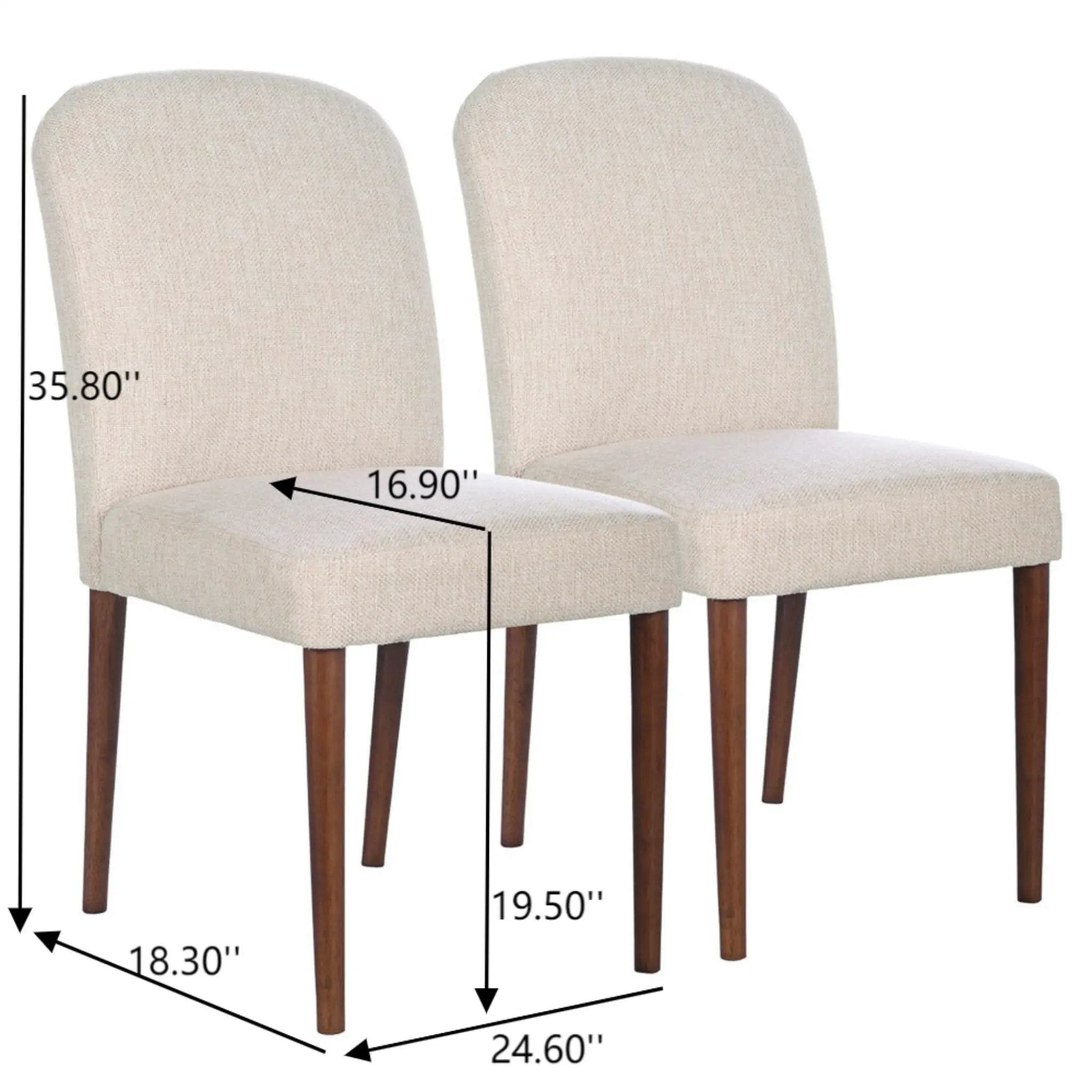 Capri - Dining Chair (Set of 2) - Beige by HouseOfZazla