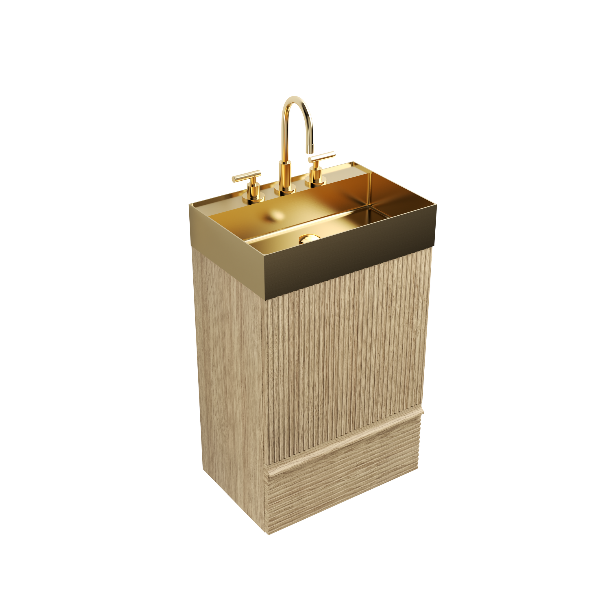 Gada 20" Striped Light Bathroom Vanity by HouseOfZazla