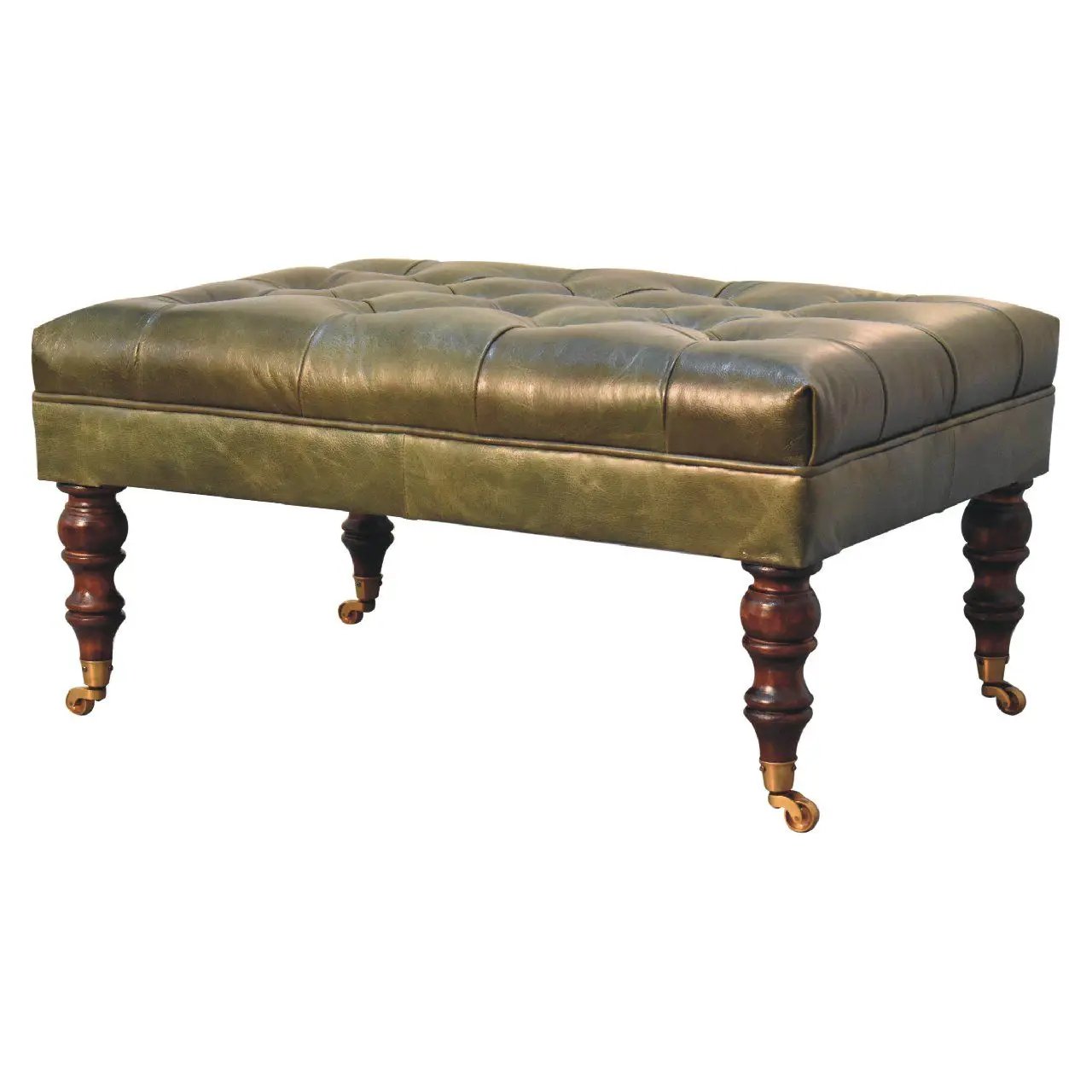 Buffalo - Ottoman With Castor Legs by Unique Piece Furniture