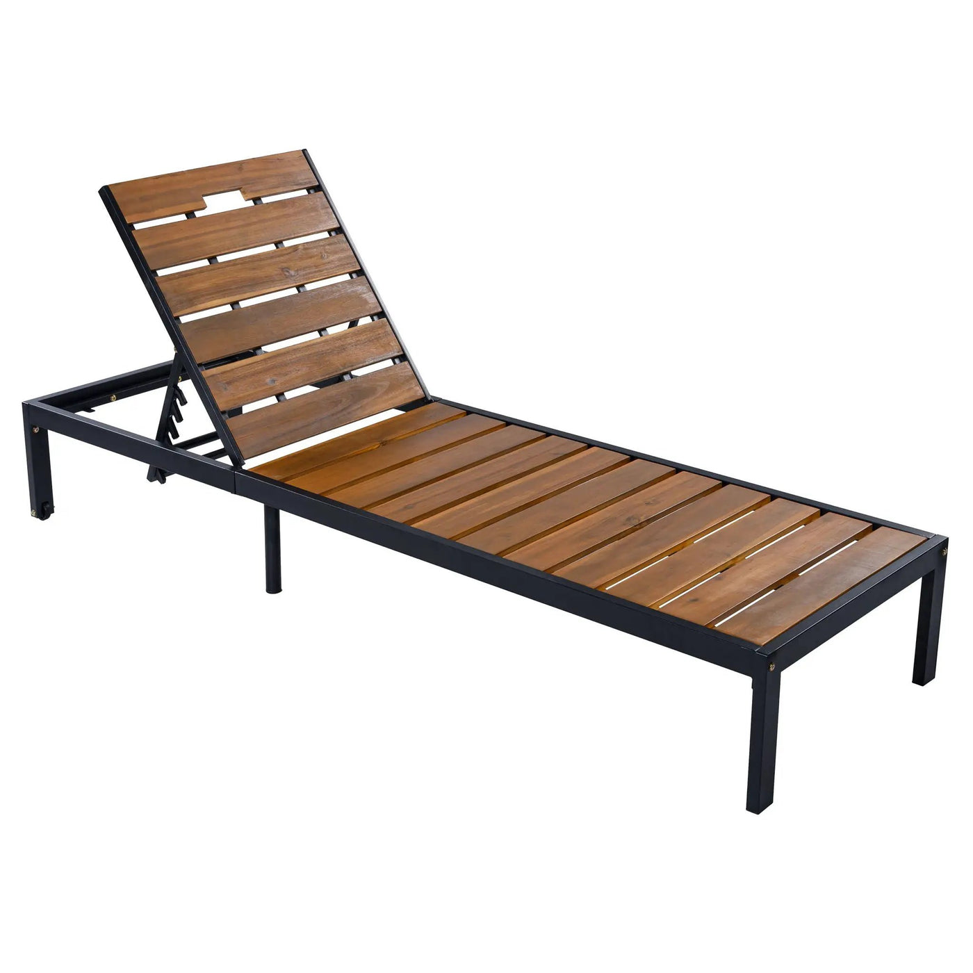 Outdoor Chaise With Adjustable Backrest by HouseOfZazla