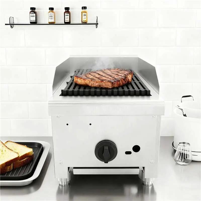 12 Inch Commercial Gas Lava Rock Charbroiler by HouseOfZazla