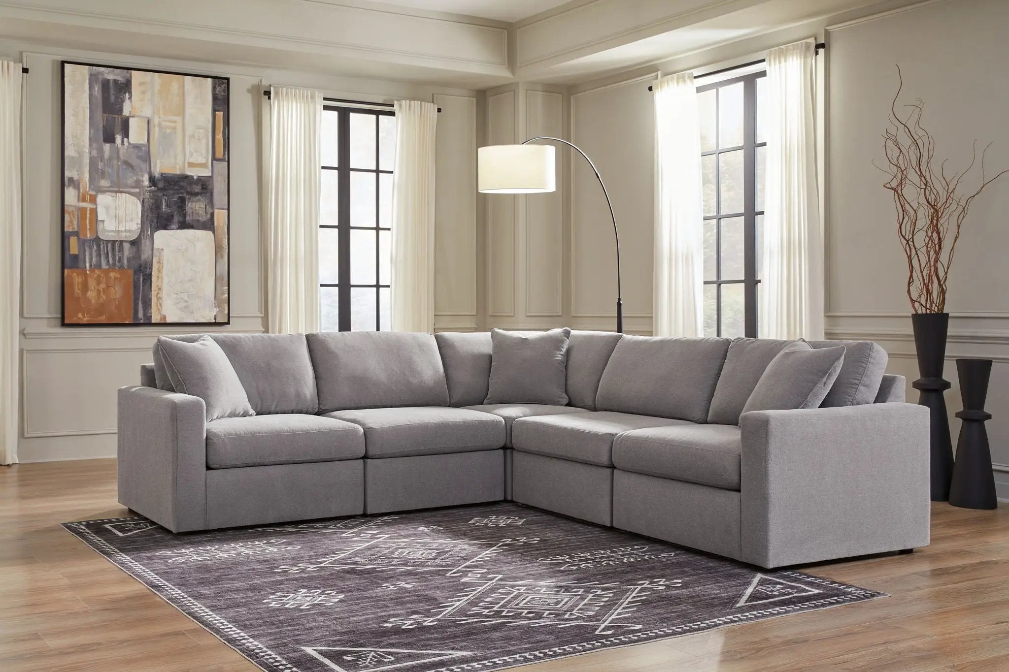 Modmax - Sectional - Granite by Unique Piece Furniture