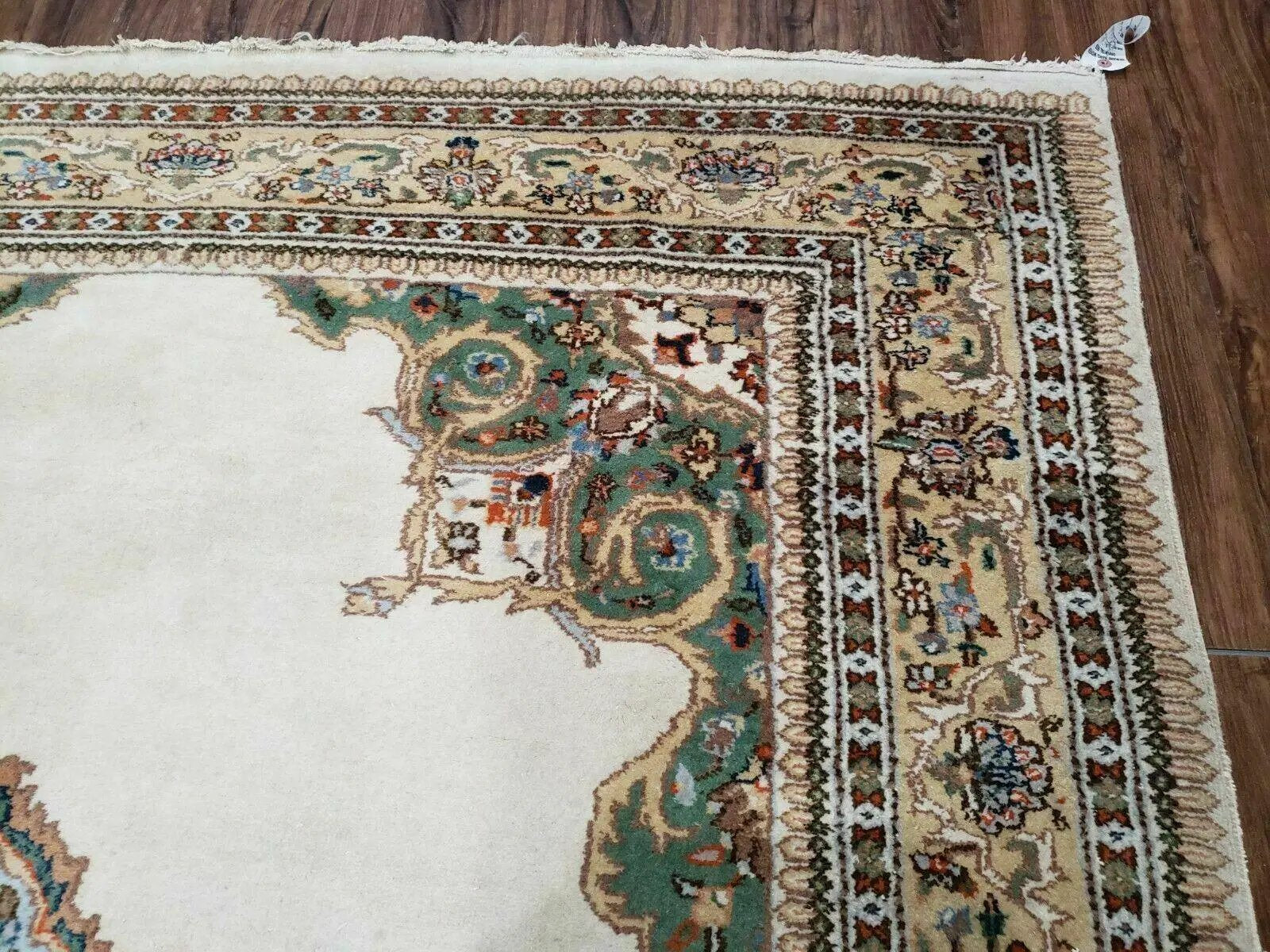 6' X 9' Vintage Handmade India Open Field Tribal Wool Rug Carpet Medallion Nice by Jewel Rugs