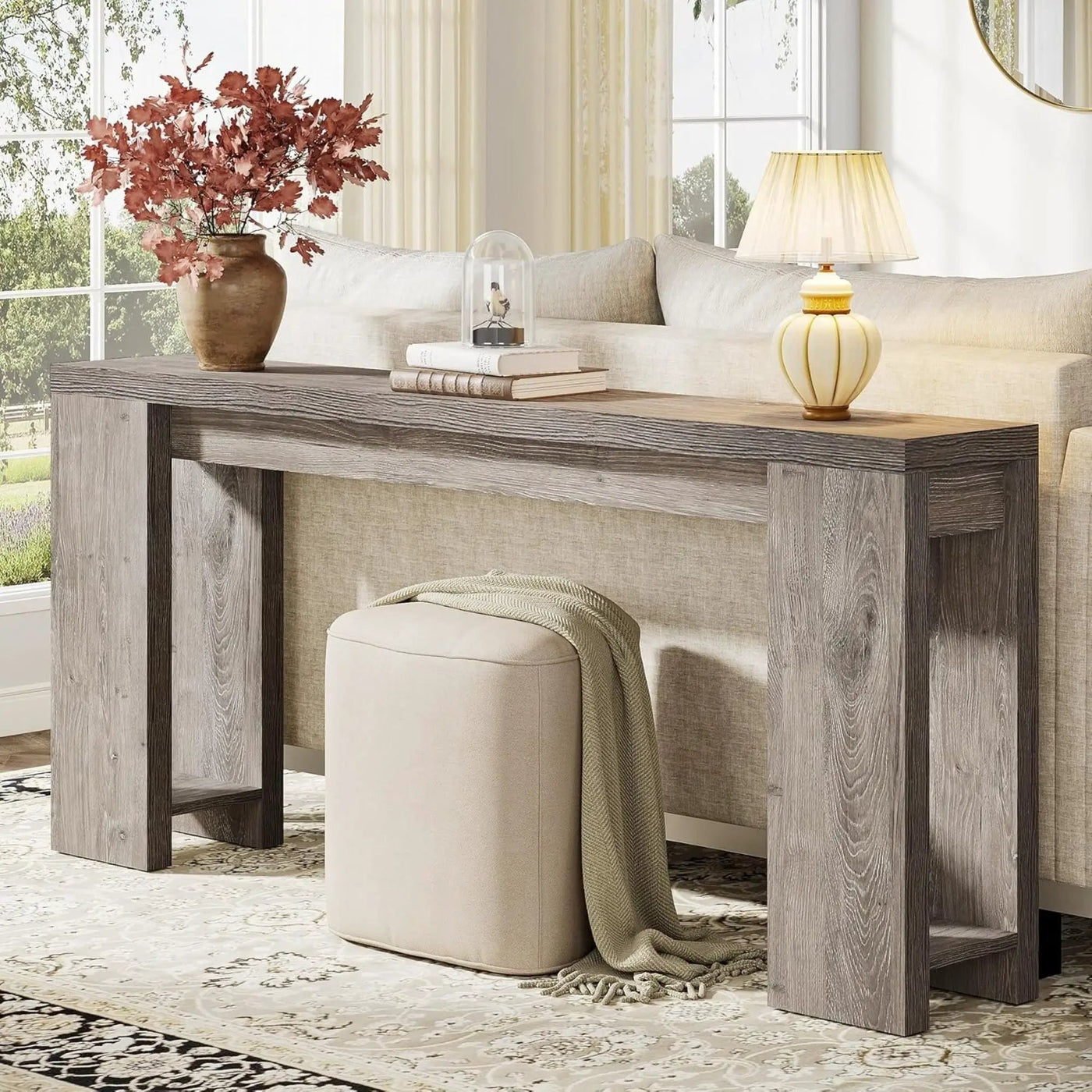 Extra Long Console Table For Living Hallway by HouseOfZazla